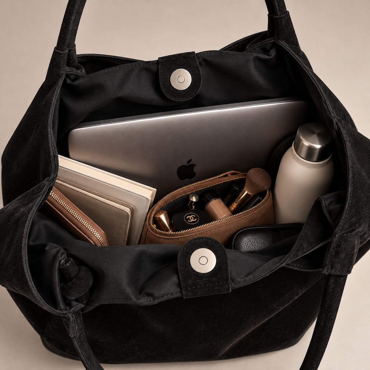 Intérieur organisé du sac fourre-tout Gabby OGAMERI