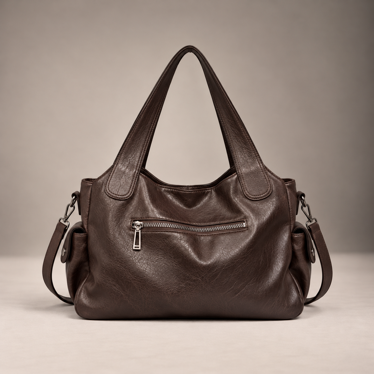 Sac à main Topeka OGAMERI brun espresso